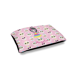 Kids Sugar Skulls Outdoor Dog Bed - Small (Personalized)