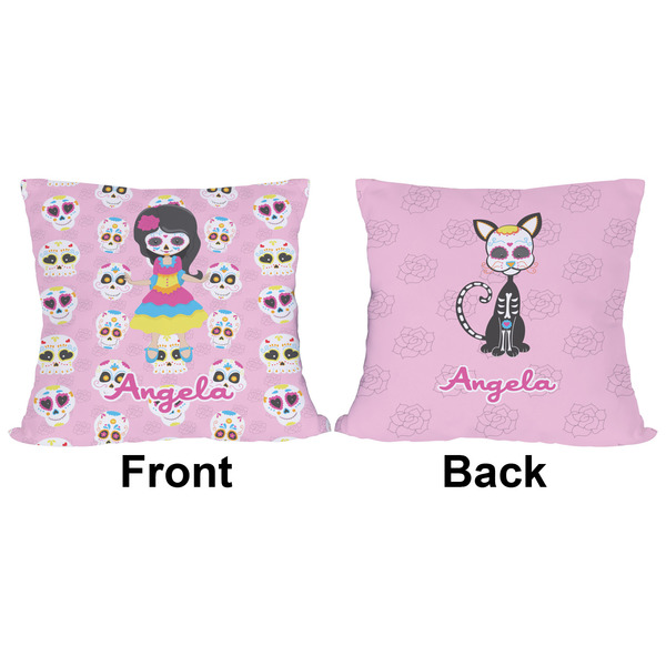 Kids Sugar Skulls Outdoor Pillow - 20x20