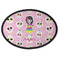 Kids Sugar Skulls Iron On Oval Patch w/ Name or Text