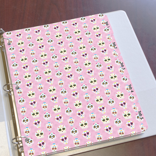 Kids Sugar Skulls Page Dividers - Set of 5 - In Context
