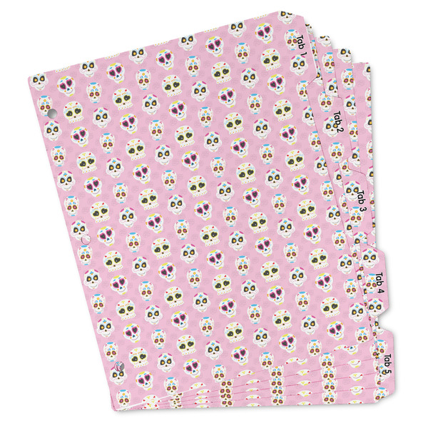 Custom Kids Sugar Skulls Binder Tab Divider Set (Personalized)
