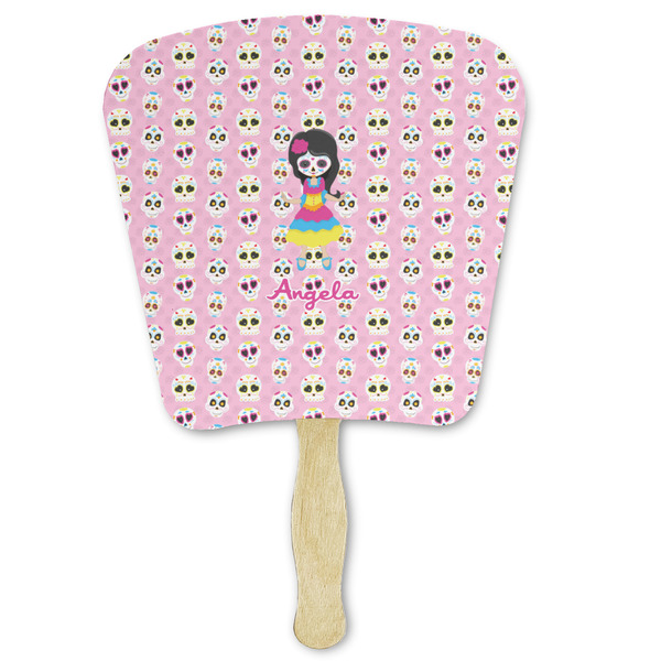 Custom Kids Sugar Skulls Paper Fan (Personalized)