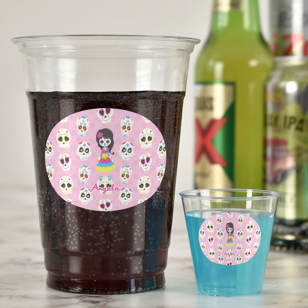 Kids Sugar Skulls Party Cups - 16oz - In Context