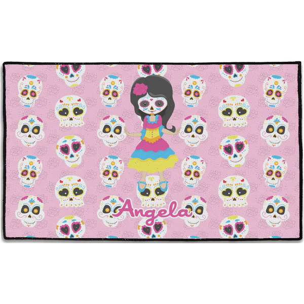 Custom Kids Sugar Skulls Door Mat - 60"x36" (Personalized)