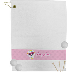 Kids Sugar Skulls Golf Bag Towel (Personalized)