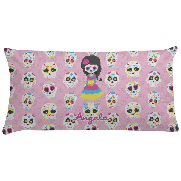 Custom Kids Sugar Skulls Pillow Case - King (Personalized)