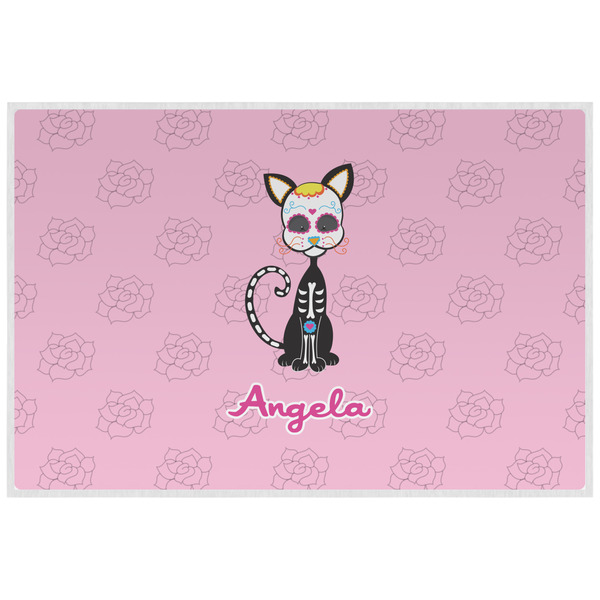 Kids Sugar Skulls Personalized Placemat (Back)
