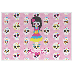 Kids Sugar Skulls Laminated Placemat w/ Name or Text