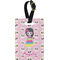 Kids Sugar Skulls Plastic Luggage Tag - Rectangular w/ Name or Text