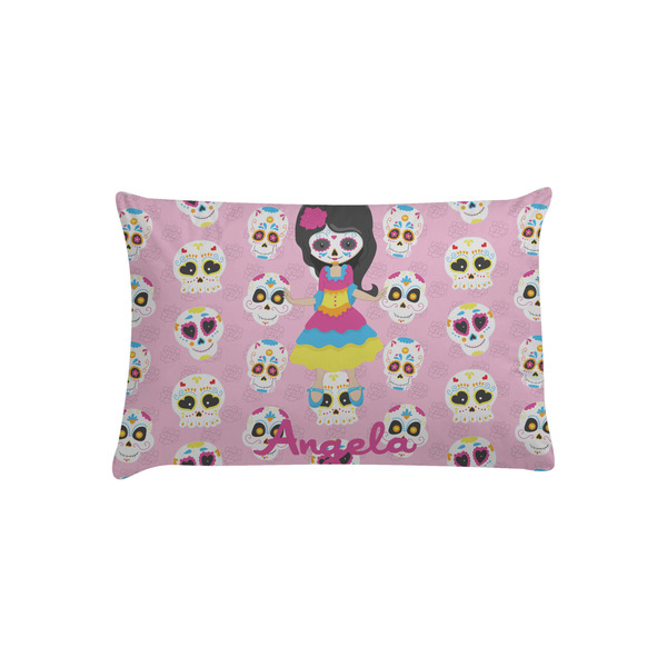Custom Kids Sugar Skulls Pillow Case - Toddler (Personalized)