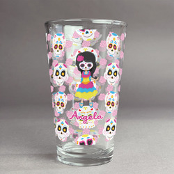 Kids Sugar Skulls Pint Glass - Full Print (Personalized)