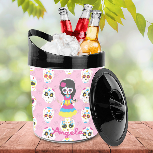 Kids Sugar Skulls Plastic Ice Bucket - LIFESTYLE