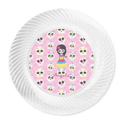 Kids Sugar Skulls Plastic Party Dinner Plates - 10" (Personalized)