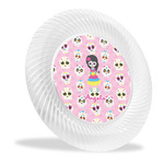 Kids Sugar Skulls Plastic Party Dinner Plates - 10" (Personalized)