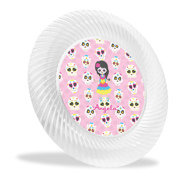 Custom Kids Sugar Skulls Plastic Party Dinner Plates - 10" (Personalized)
