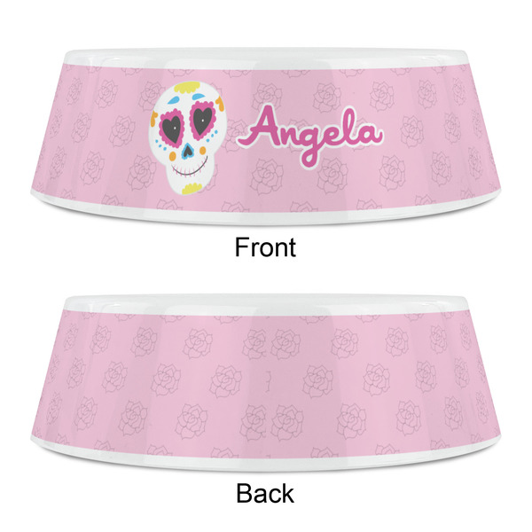 Kids Sugar Skulls Plastic Pet Bowls - Small - APPROVAL