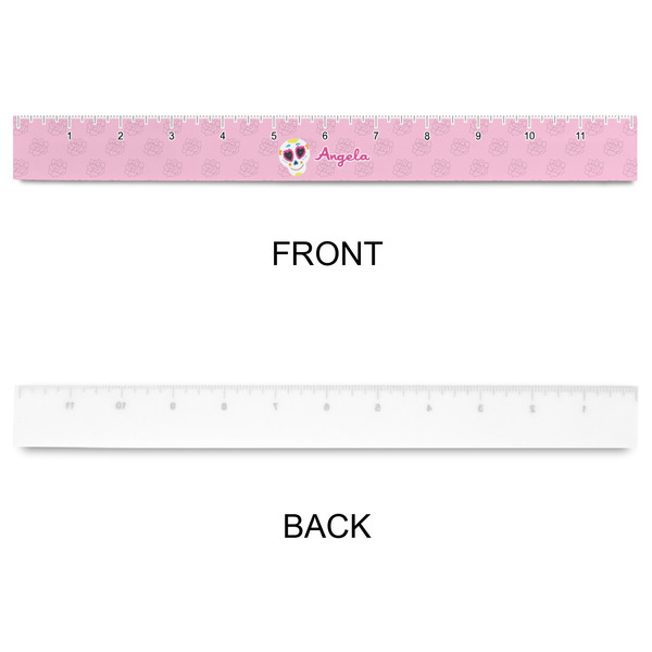 Kids Sugar Skulls Plastic Ruler - 12" - APPROVAL