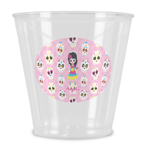 Custom Kids Sugar Skulls Plastic Shot Glass (Personalized)