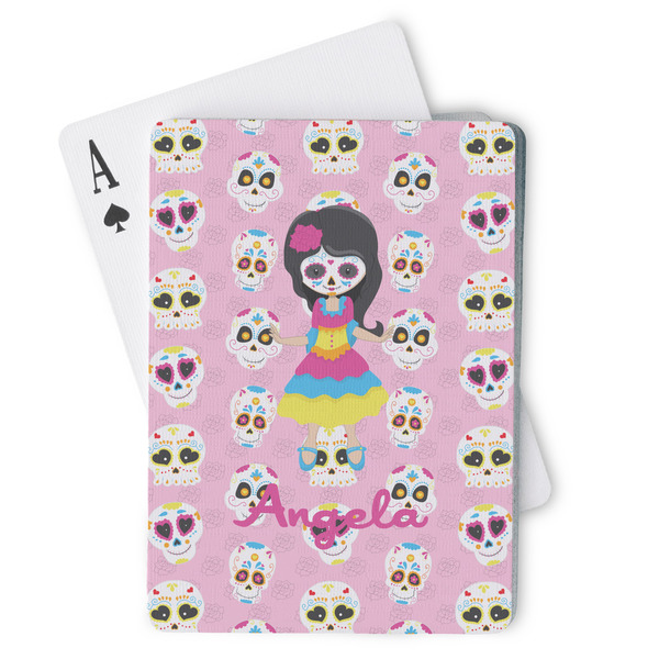 Custom Kids Sugar Skulls Playing Cards (Personalized)