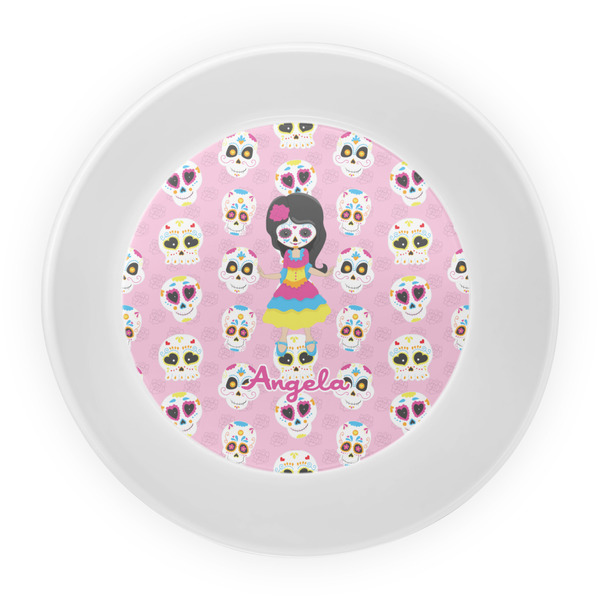 Kids Sugar Skulls Melamine Bowl - Center