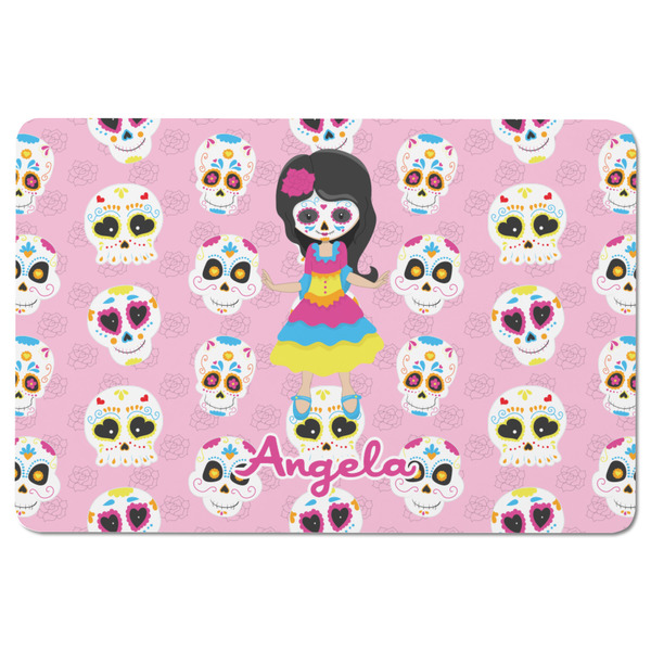 Kids Sugar Skulls Rectangular Fridge Magnet - FRONT