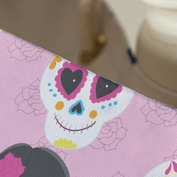 Kids Sugar Skulls Large Rope Tote - Close Up View