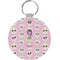 Kids Sugar Skulls Round Plastic Keychain (Personalized)