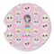 Kids Sugar Skulls Sandstone Car Coaster - Single (Personalized)