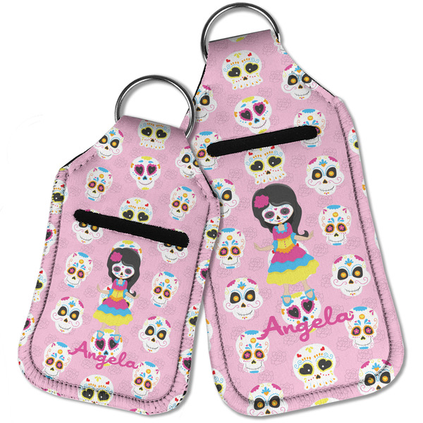 Kids Sugar Skulls Sanitizer Holder Keychain - Parent Main