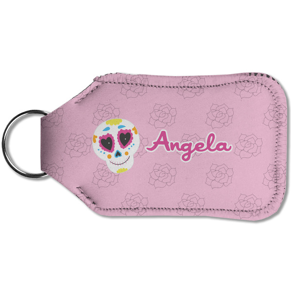 Kids Sugar Skulls Sanitizer Holder Keychain - Small (Back)