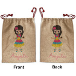 Kids Sugar Skulls Santa Sack - Front & Back (Personalized)