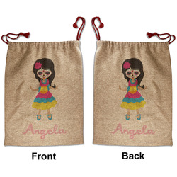 Kids Sugar Skulls Santa Sack - Front & Back (Personalized)