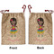 Kids Sugar Skulls Santa Sack - Front & Back (Personalized)
