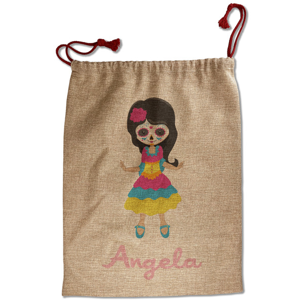 Kids Sugar Skulls Santa Bag - Front