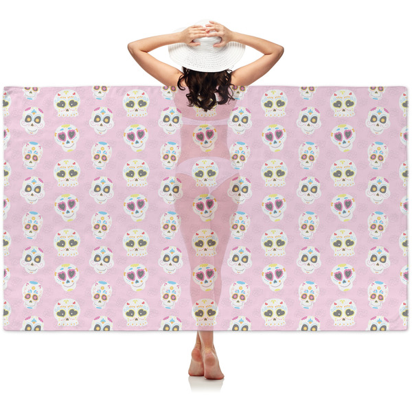 Custom Kids Sugar Skulls Sheer Sarong