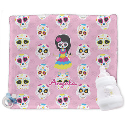 Kids Sugar Skulls Security Blanket - Single Sided (Personalized)
