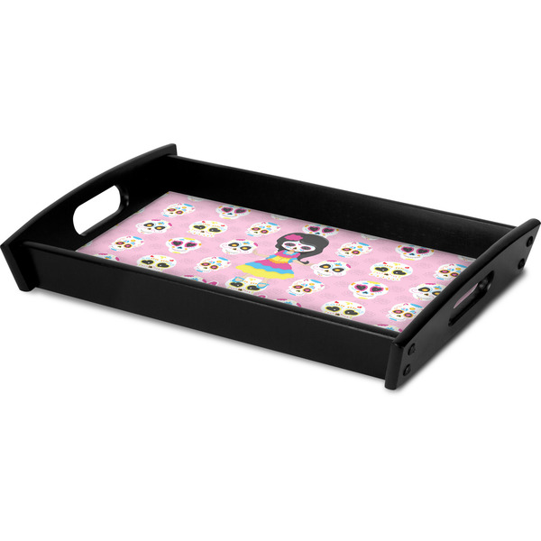 Kids Sugar Skulls Serving Tray Black - Corner