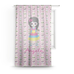 Kids Sugar Skulls Sheer Curtains (Personalized)