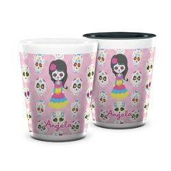 Kids Sugar Skulls Ceramic Shot Glass - 1.5 oz (Personalized)