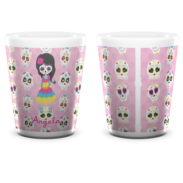 Kids Sugar Skulls Shot Glass - White - APPROVAL