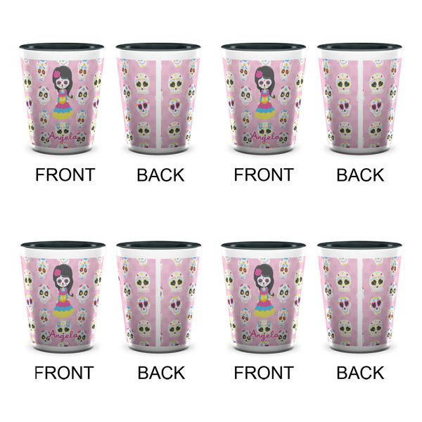 Kids Sugar Skulls Shot Glassess - Two Tone - Set of 4 - APPROVAL