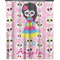 Kids Sugar Skulls Extra Long Shower Curtain - 70"x84" (Personalized)