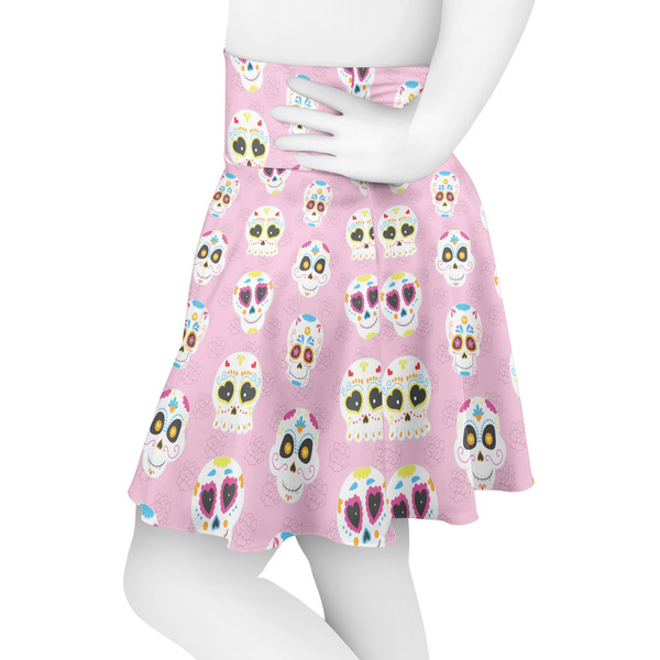 Kids Sugar Skulls Skater Skirt - Side