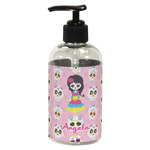 Kids Sugar Skulls Plastic Soap / Lotion Dispenser (8 oz - Small - Black) (Personalized)