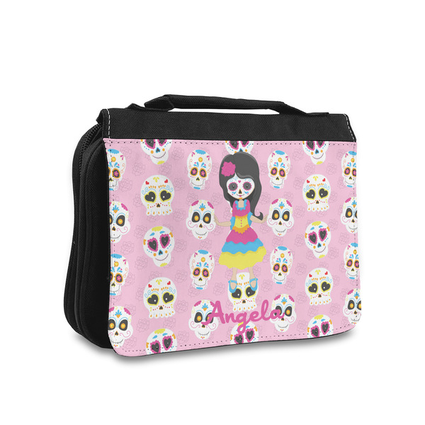 Custom Kids Sugar Skulls Toiletry Bag - Small (Personalized)
