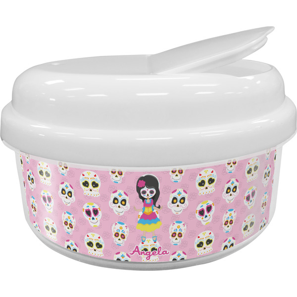 Custom Kids Sugar Skulls Snack Container (Personalized)