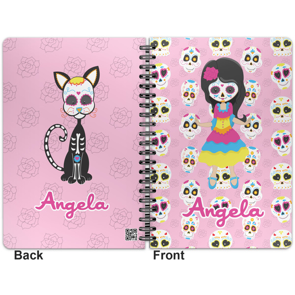 Kids Sugar Skulls Spiral Journal 7 x 10 - Apvl