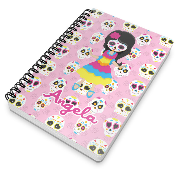 Kids Sugar Skulls Spiral Journal 7 x 10 - Main