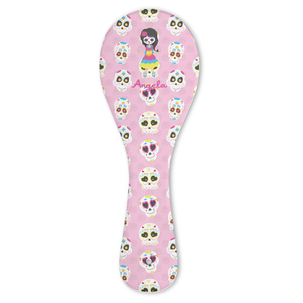 Custom Kids Sugar Skulls Ceramic Spoon Rest (Personalized)