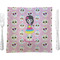 Kids Sugar Skulls 9.5" Glass Square Lunch / Dinner Plate- Single or Set of 4 (Personalized)
